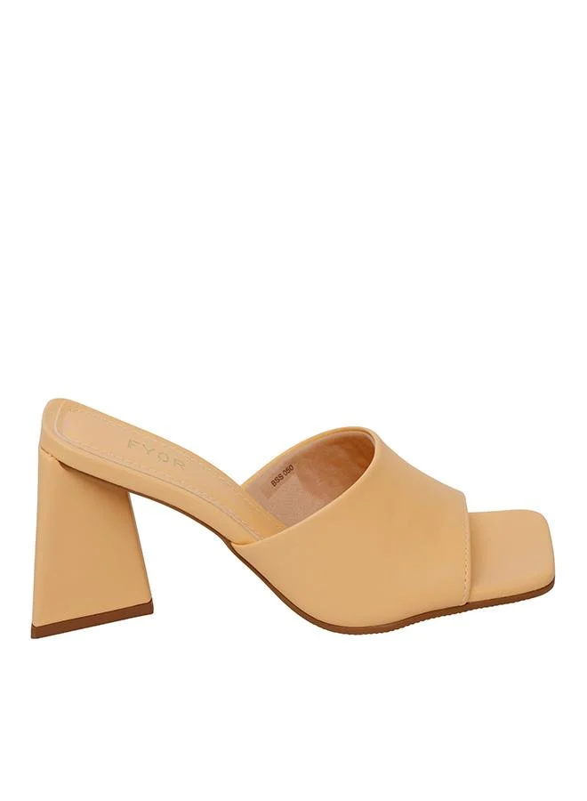 فايور Minimal Block Heel Mule BSS 050